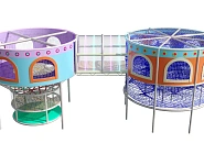 Плетеный двойной игровой комплекс «Параллель»