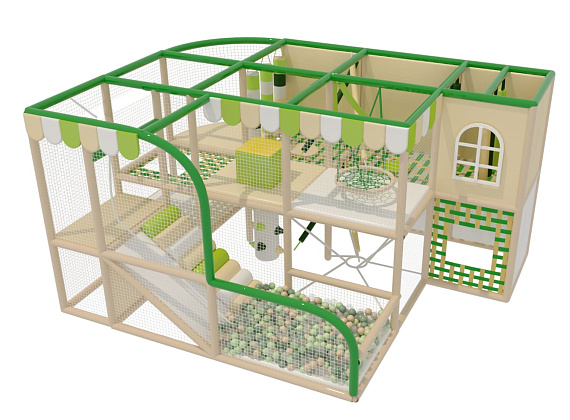 Детский игровой лабиринт Домик на дереве Фото 3