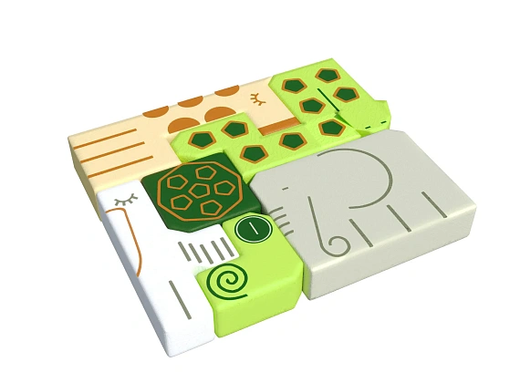 Тетрис «Животные» с аппликацией Фото 2