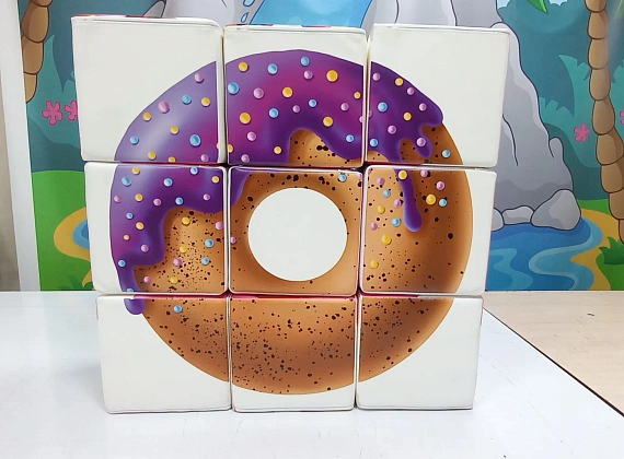 Набор кубиков «НЛО» с аппликацией Фото 4