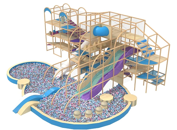 Детский игровой лабиринт «Крем-Бриз» Фото 1