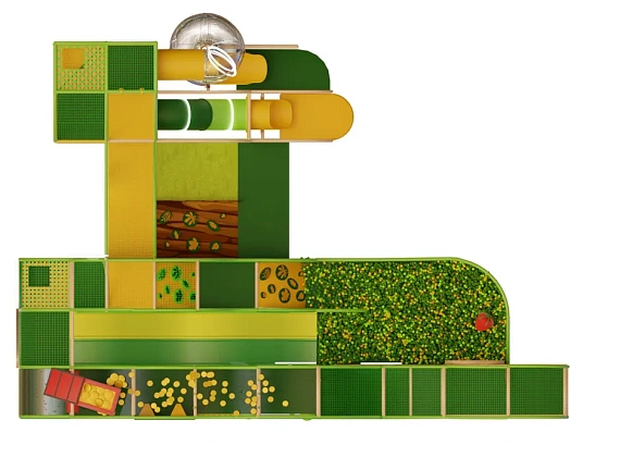 Детский игровой лабиринт «Листопад» Фото 2