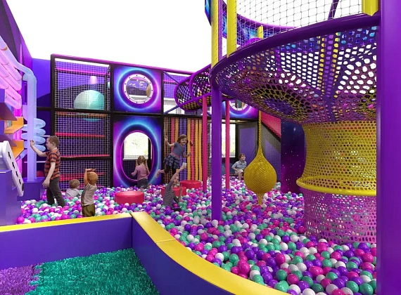 Детский игровой лабиринт «Ракета» Фото 2