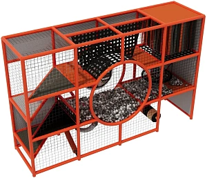 Детский игровой лабиринт для кафе «Орнамент»