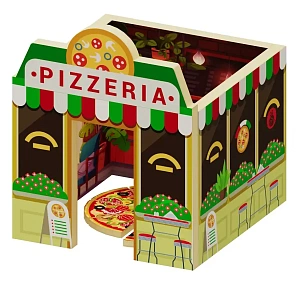 Мягкий игровой домик «Пиццерия»