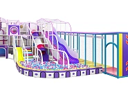 Детский игровой лабиринт «Pink Galaxy»