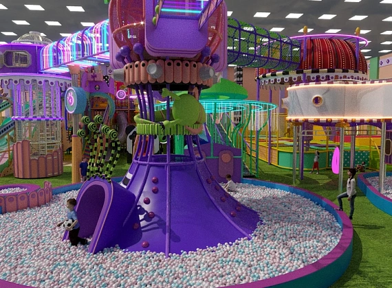 Детский развлекательный центр «Wow Park» с высокими конструкциями Фото 5