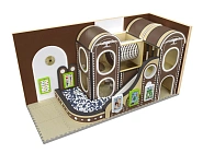 Детский игровой лабиринт для кафе «Сюжет»