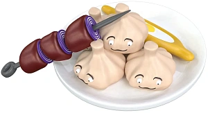 Комплект мягких модулей для детского центра «Хинкалики»