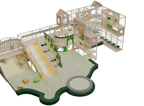 Детский игровой лабиринт «Эко-городок» Фото 1