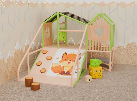 Детский игровой лабиринт «Лисенок»