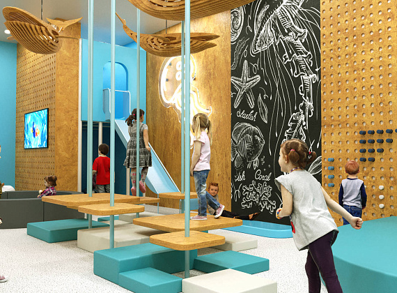 Детский игровой лабиринт для ЖК «Медузия» Фото 1