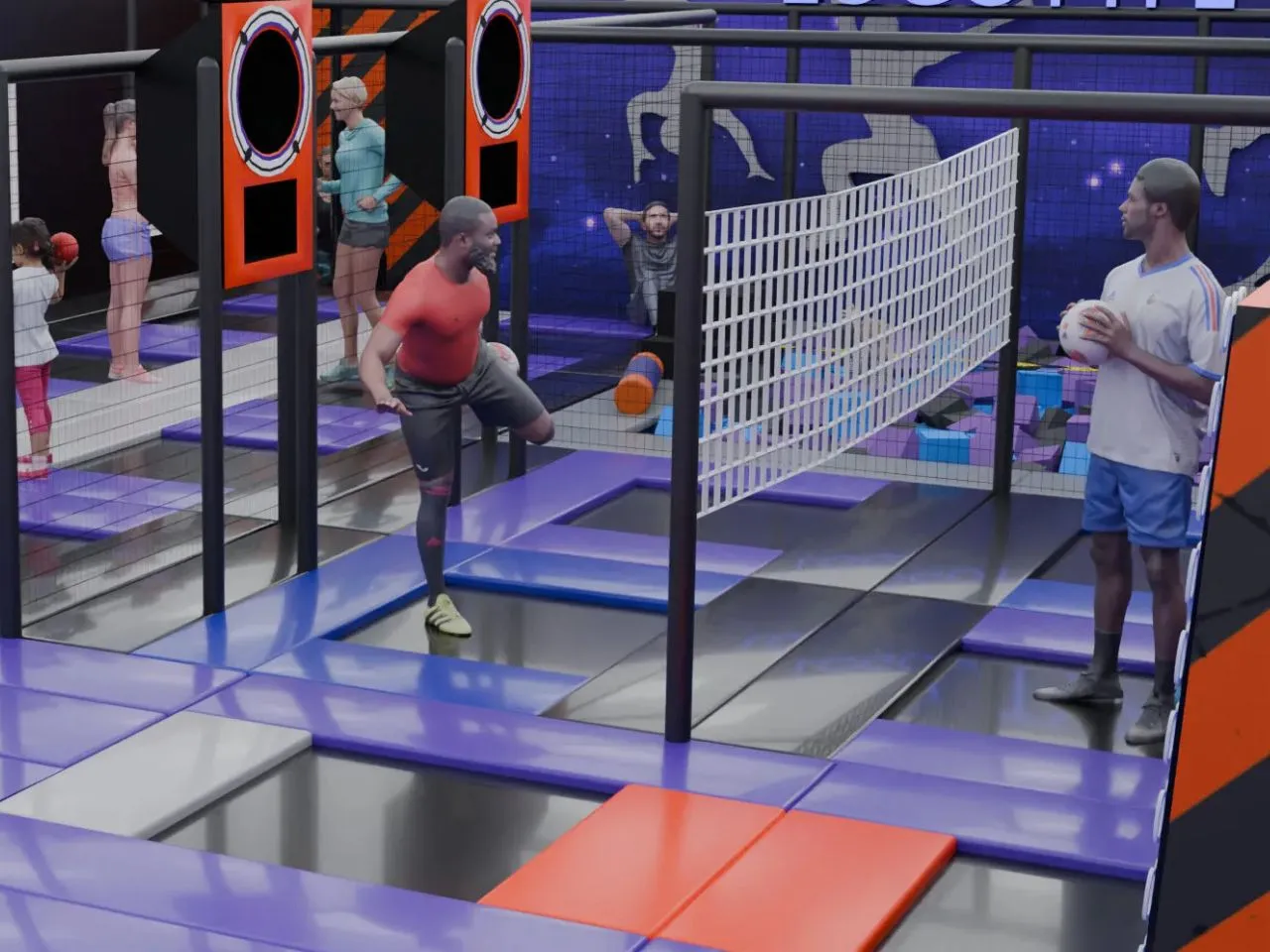 Интерактивная стена «Аэрострайк»