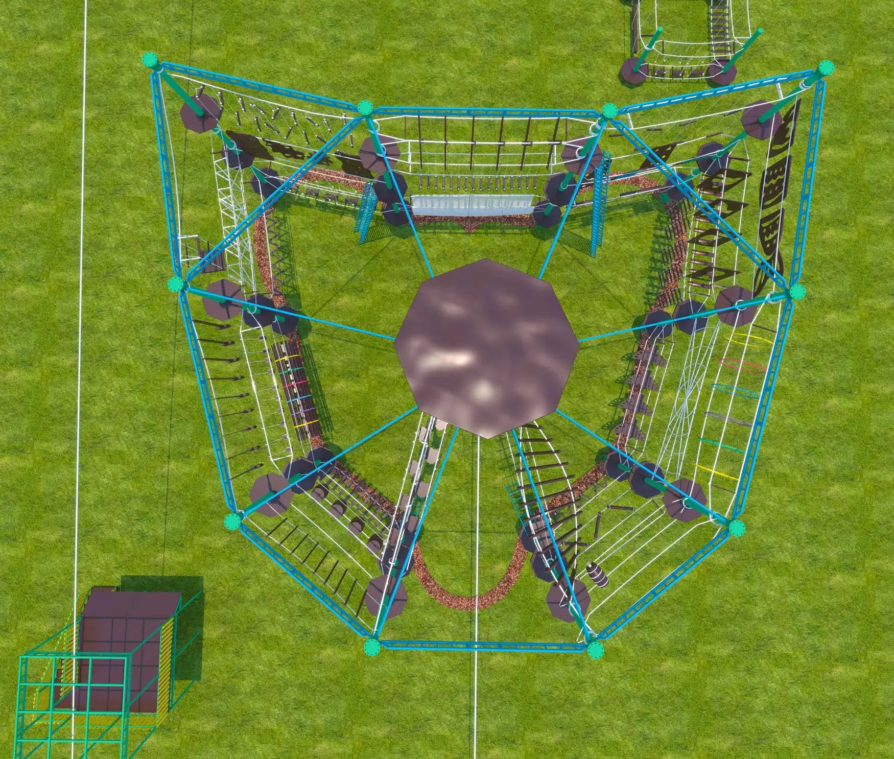 [7] В Пермском зоопарке открылся верёвочный парк от «Авира»