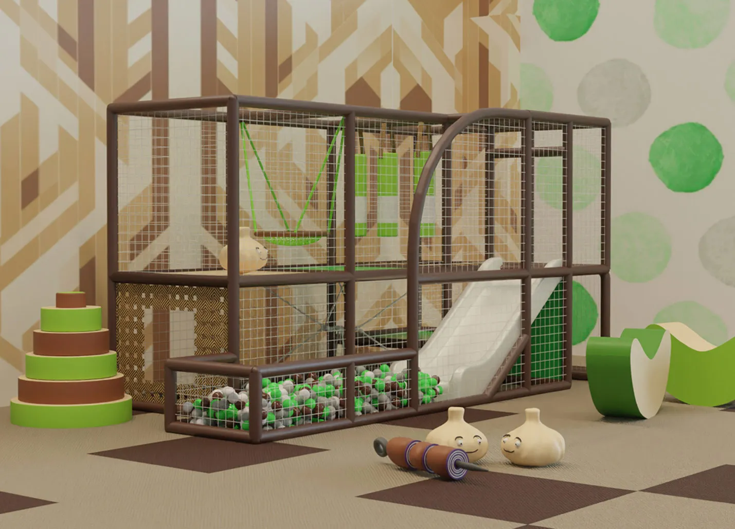 Детский игровой лабиринт Хинкали Kids