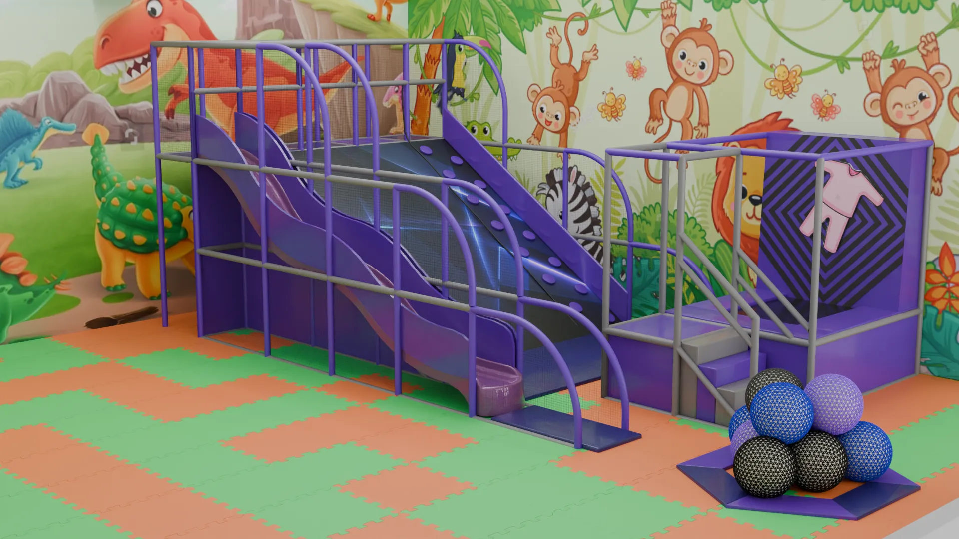 Горка-косогор «Фиолет»