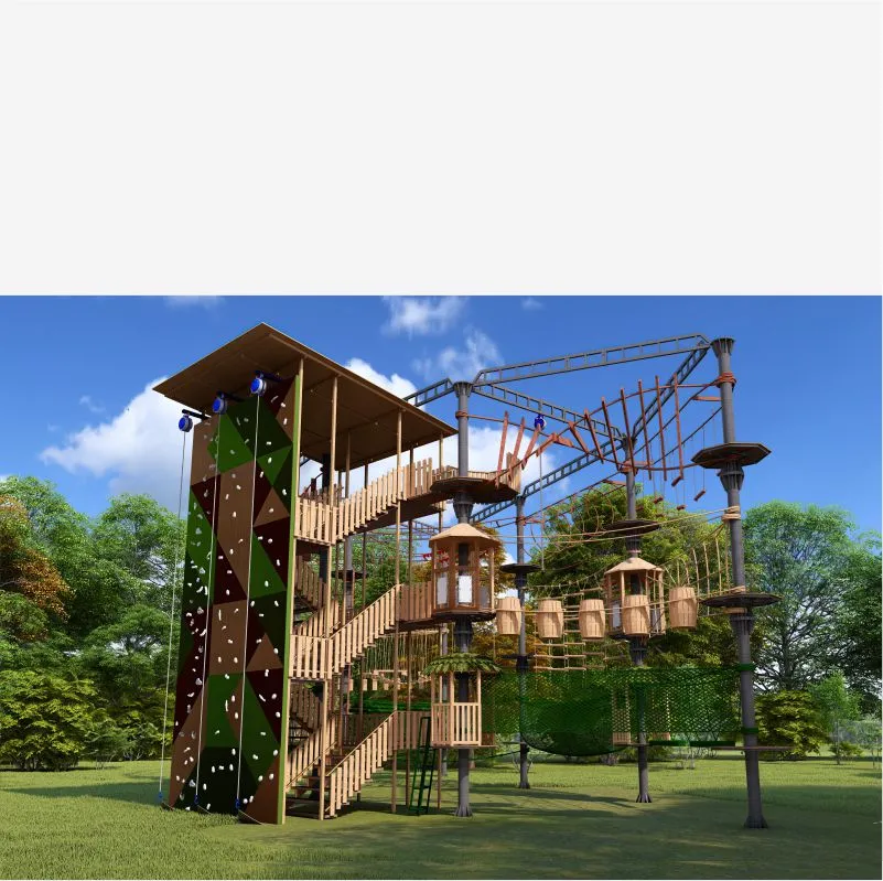 Веревочные парки на улице