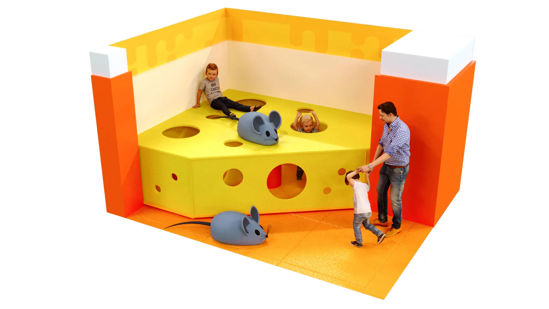 Сырный угловой домик