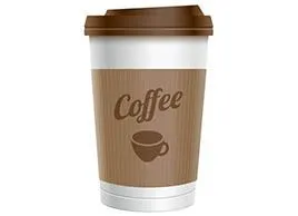 Фигура декоративная «Кофейный стакан»