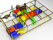 Детский игровой лабиринт Динопарк Фото 3
