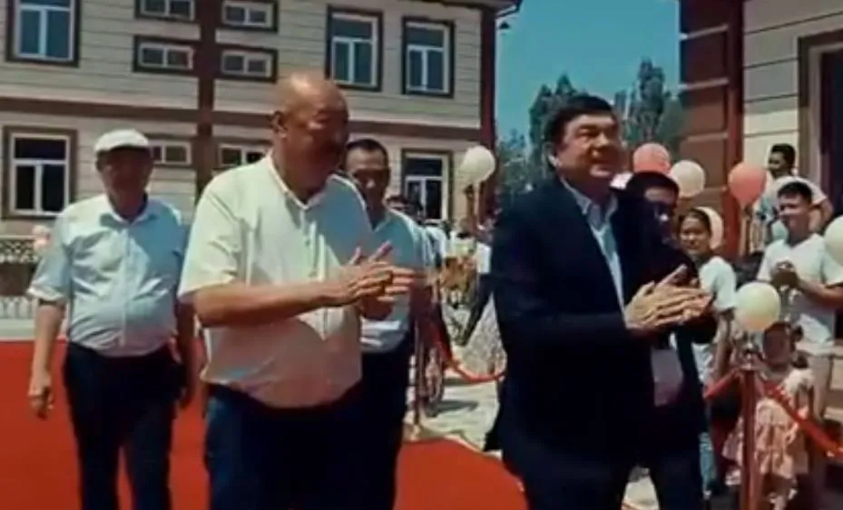 Открытие развлекательного парка в Узбекистане.