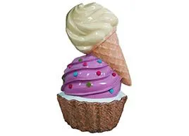Фигура декоративная «Мороженое и пирожное»